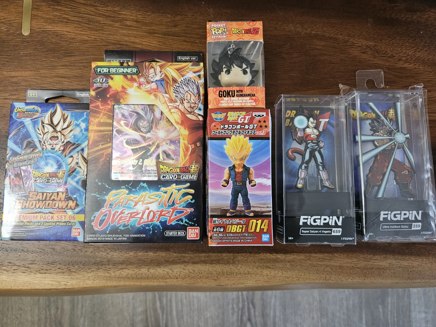 Dragon Ball Z 7 products brand new