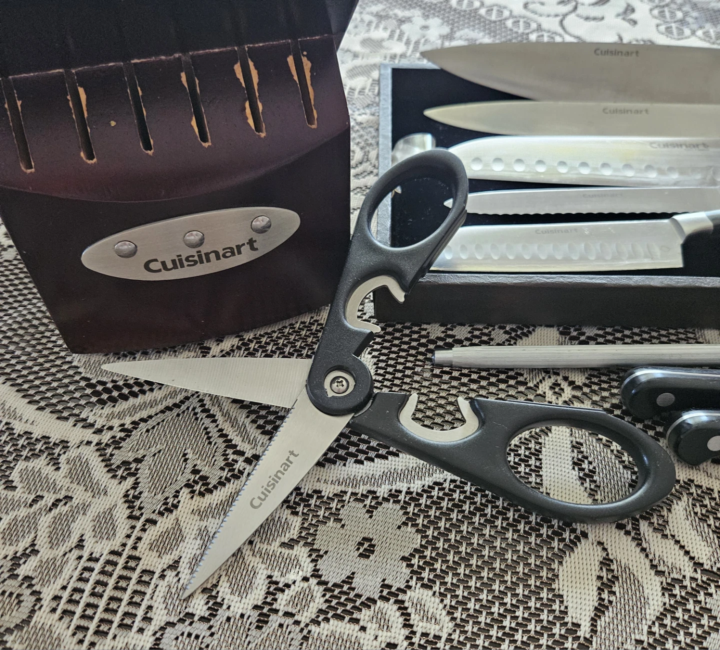 Cuisinart Knife Block Set with Kitchen Shears - photo 4