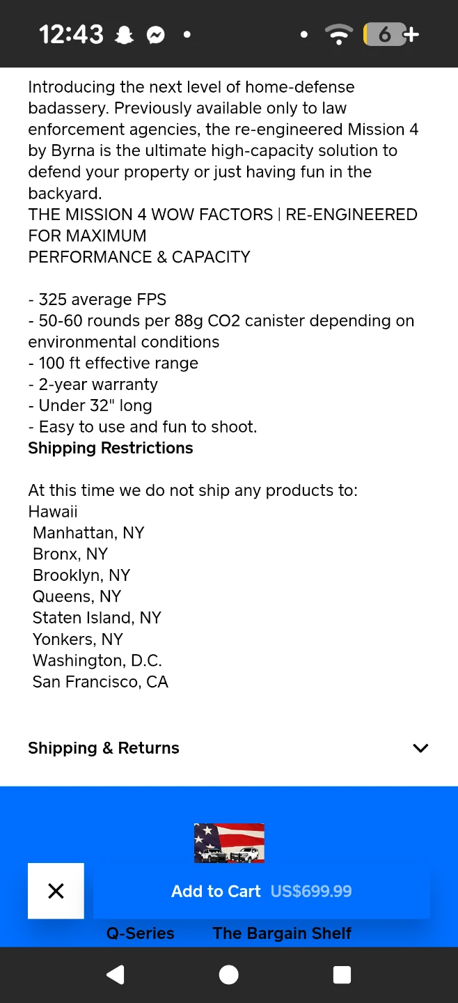 Byrna Mission 4 Airsoft Rifle - photo 5