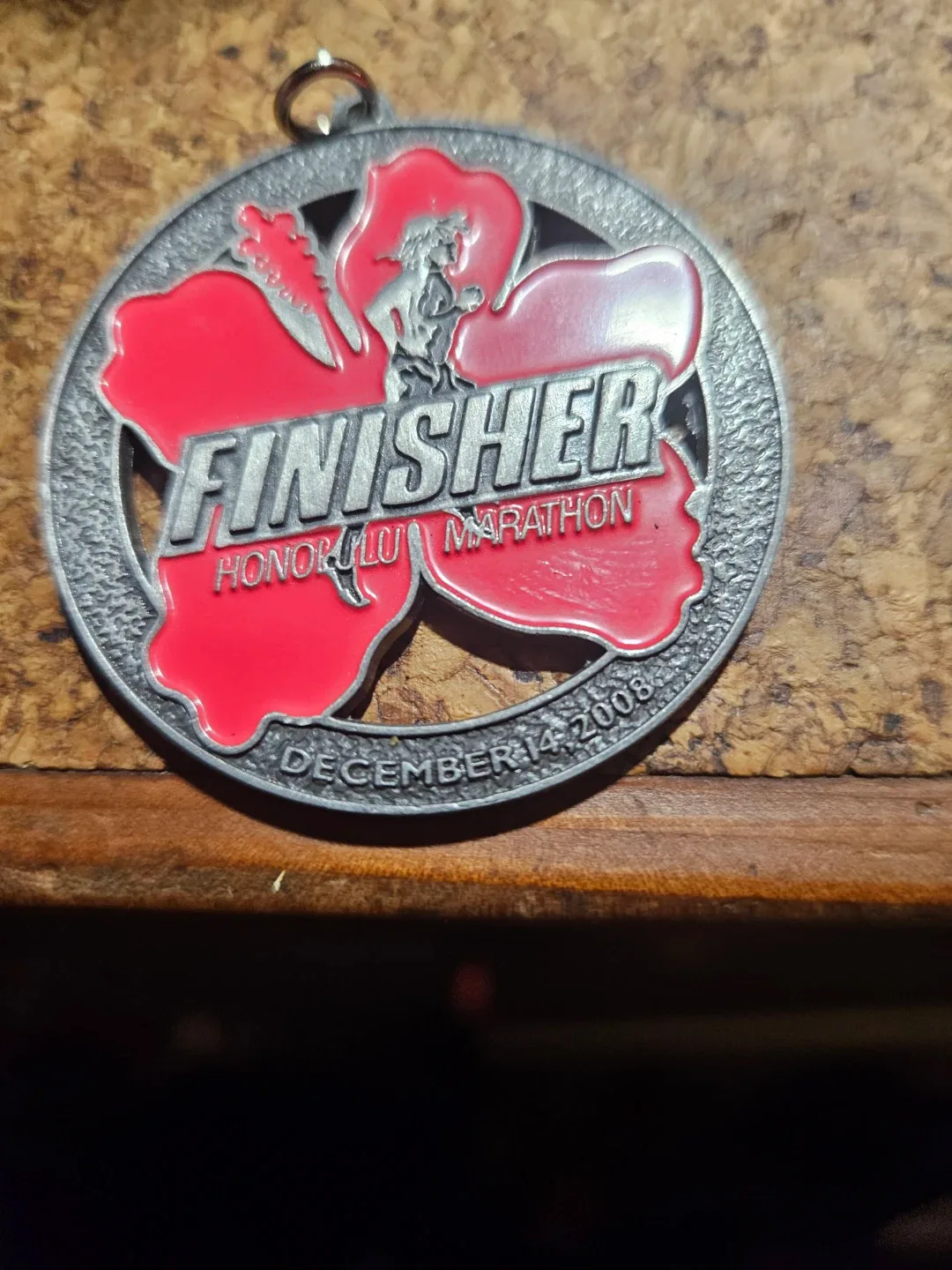 Honolulu Marathon Finisher Medal 2008 - photo 2