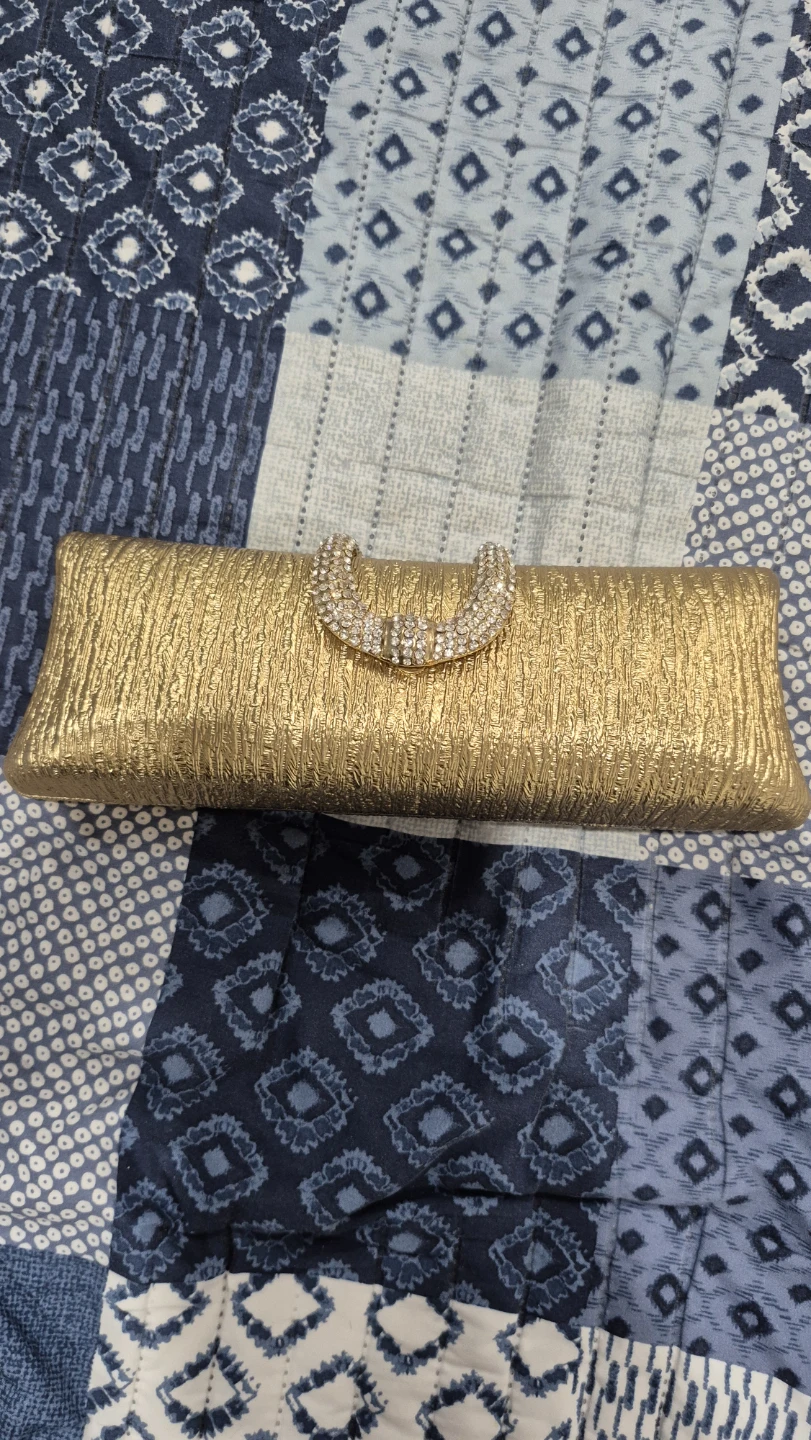 Jewellery Clutch Bag Gold