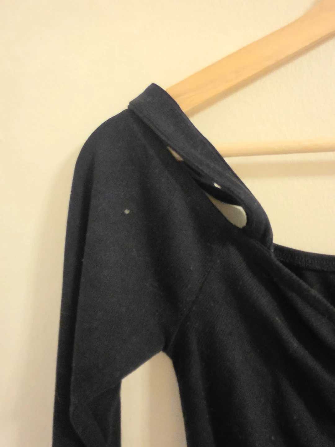 Black Long Sleeve Top Size M - photo 4