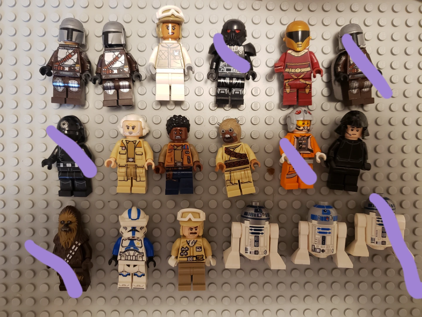 Lego Star Wars assorted minifigures