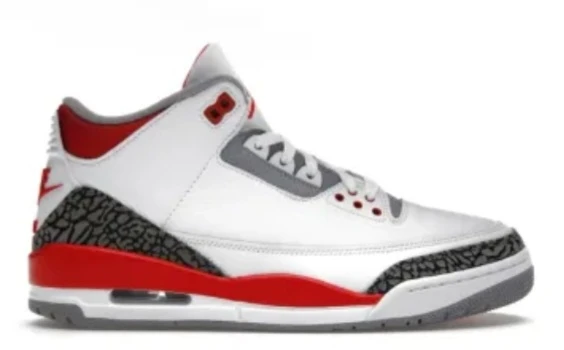 Air Jordan 3 Retro SE 'Fire Red' Sneakers (1of1)