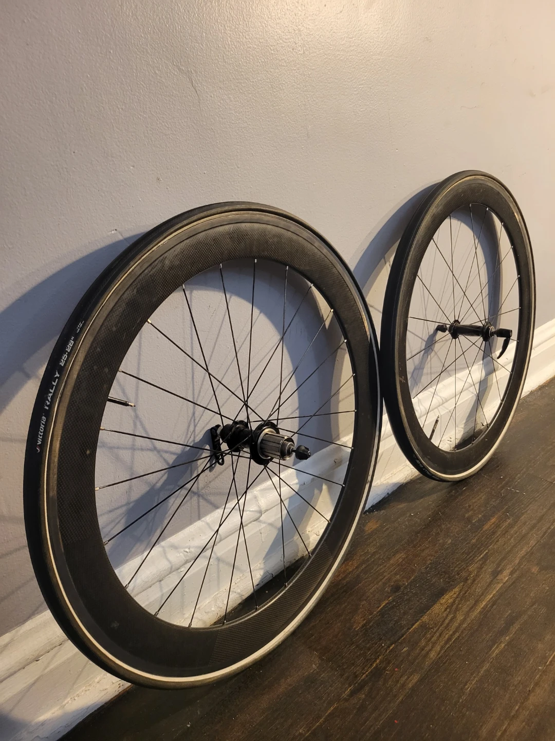 Road Bike Carbon fiber  Wheelset - White Industries H3 Hubs - photo 2