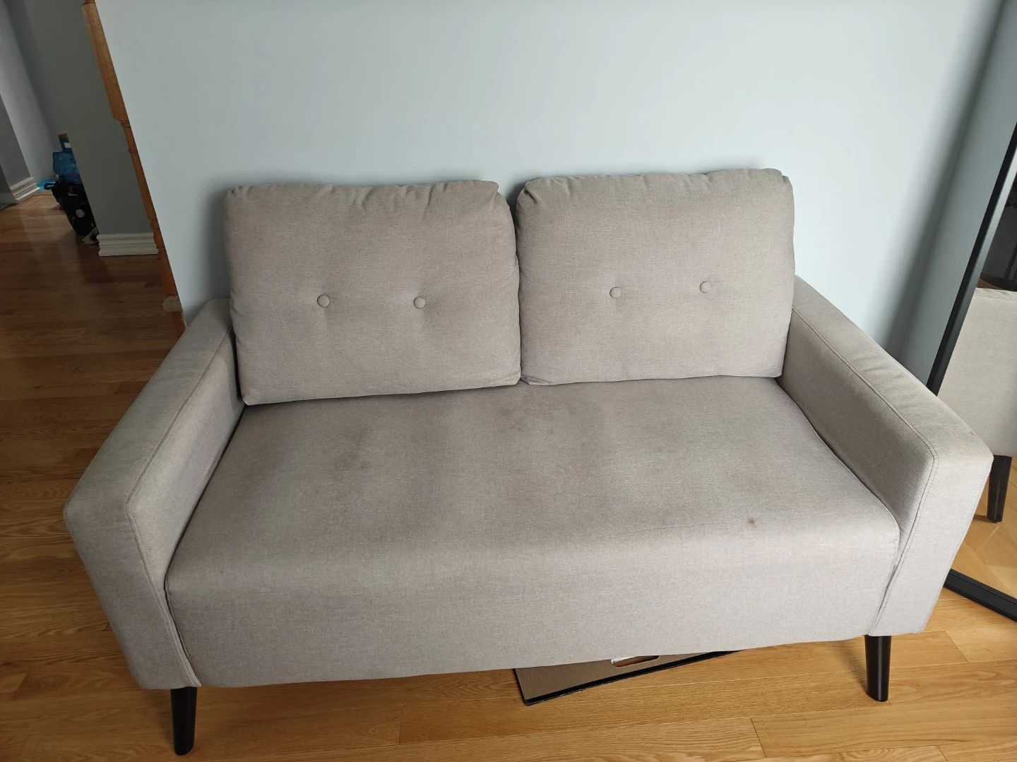 Grey Loveseat