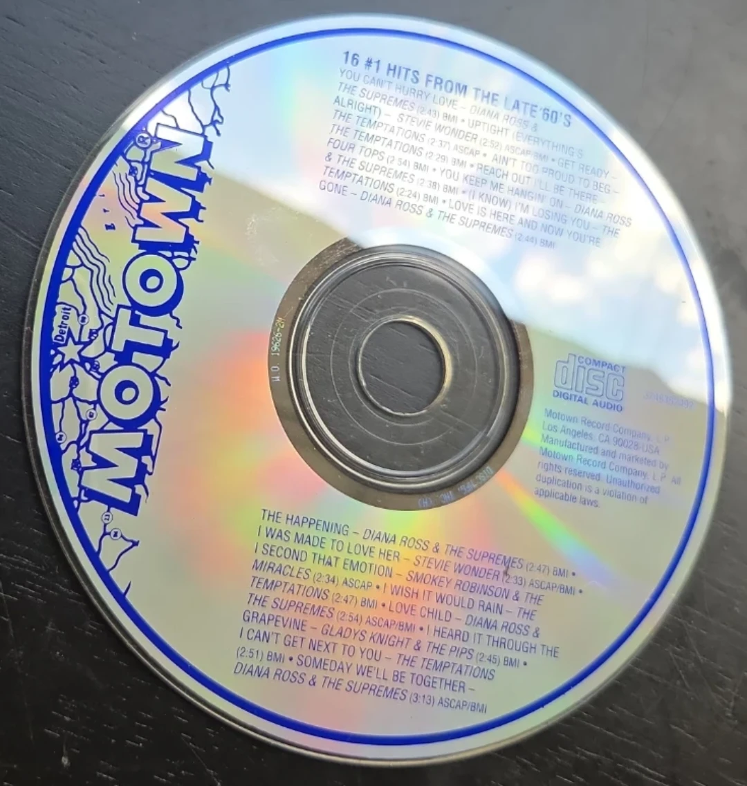 Motown 16 #1 Hits from the Late 60's CD