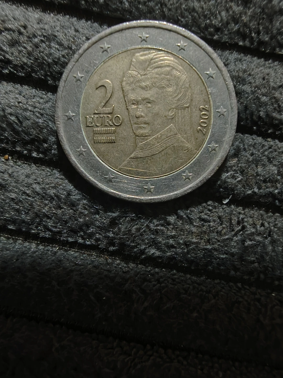 2 Euro Coin 2002austria with errors