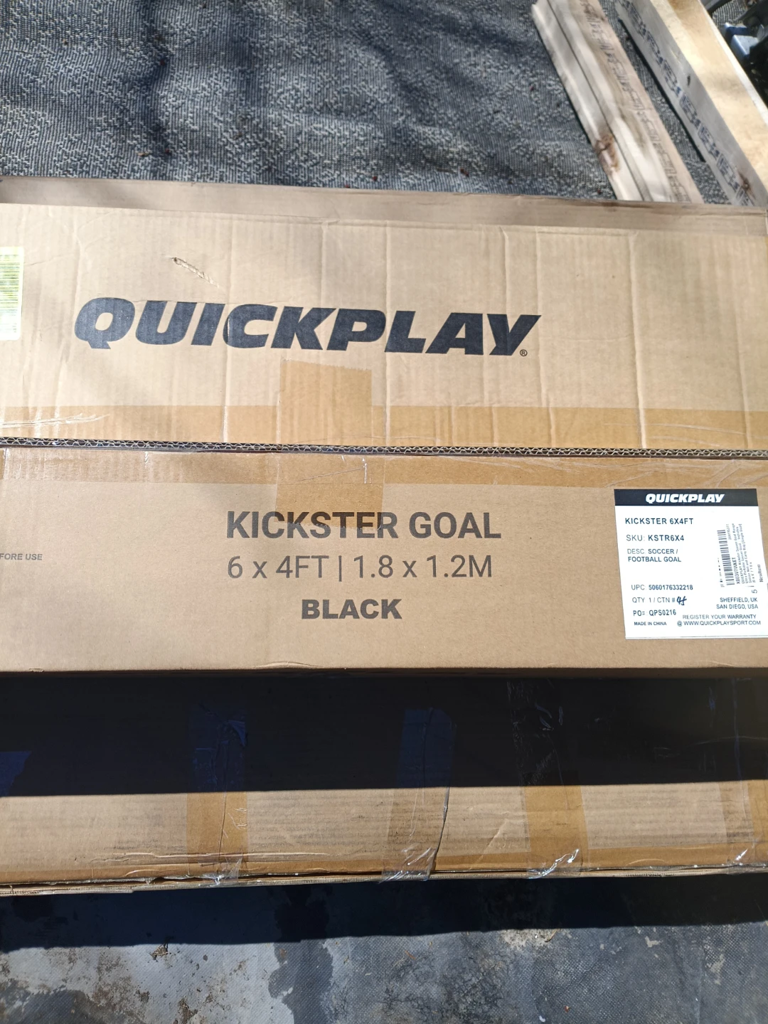 2 QUICKPLAY Kickster Soccer Goal 6' x 4' - photo 4