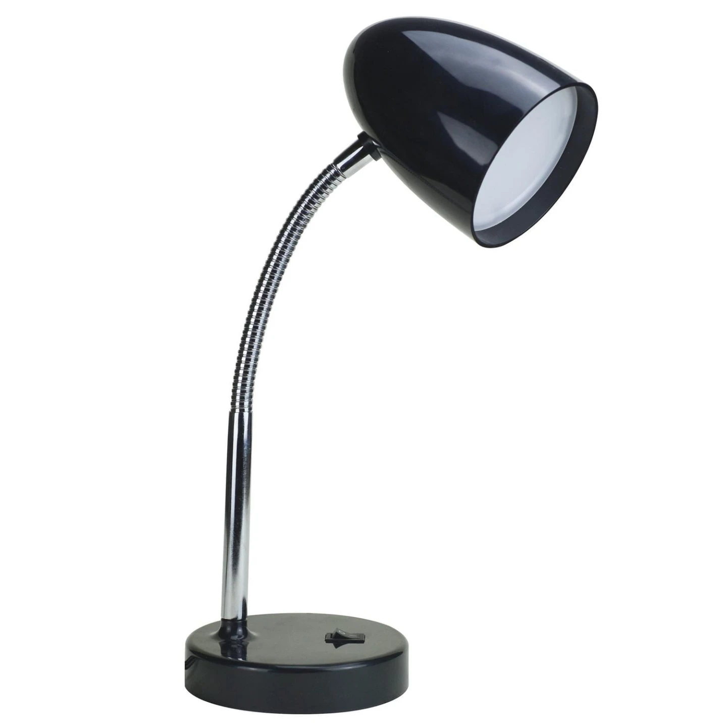 LED Modern Minimalistic Desk Lamp, Black Plastic