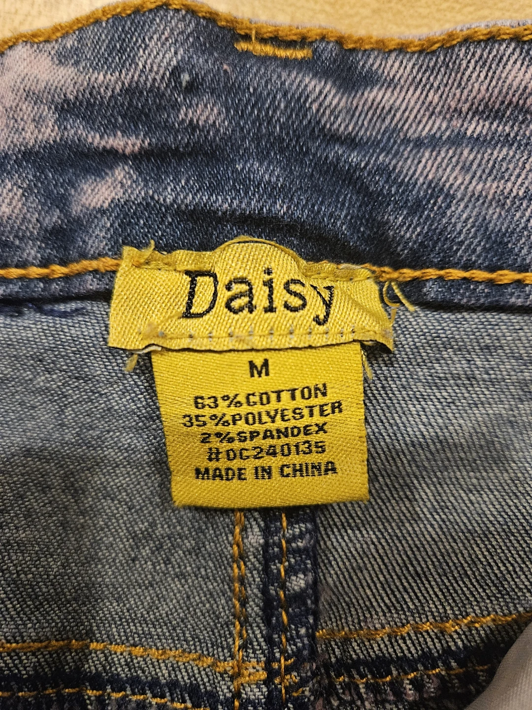 Daisy Cargo Denim Mini Skirt Size M - photo 3