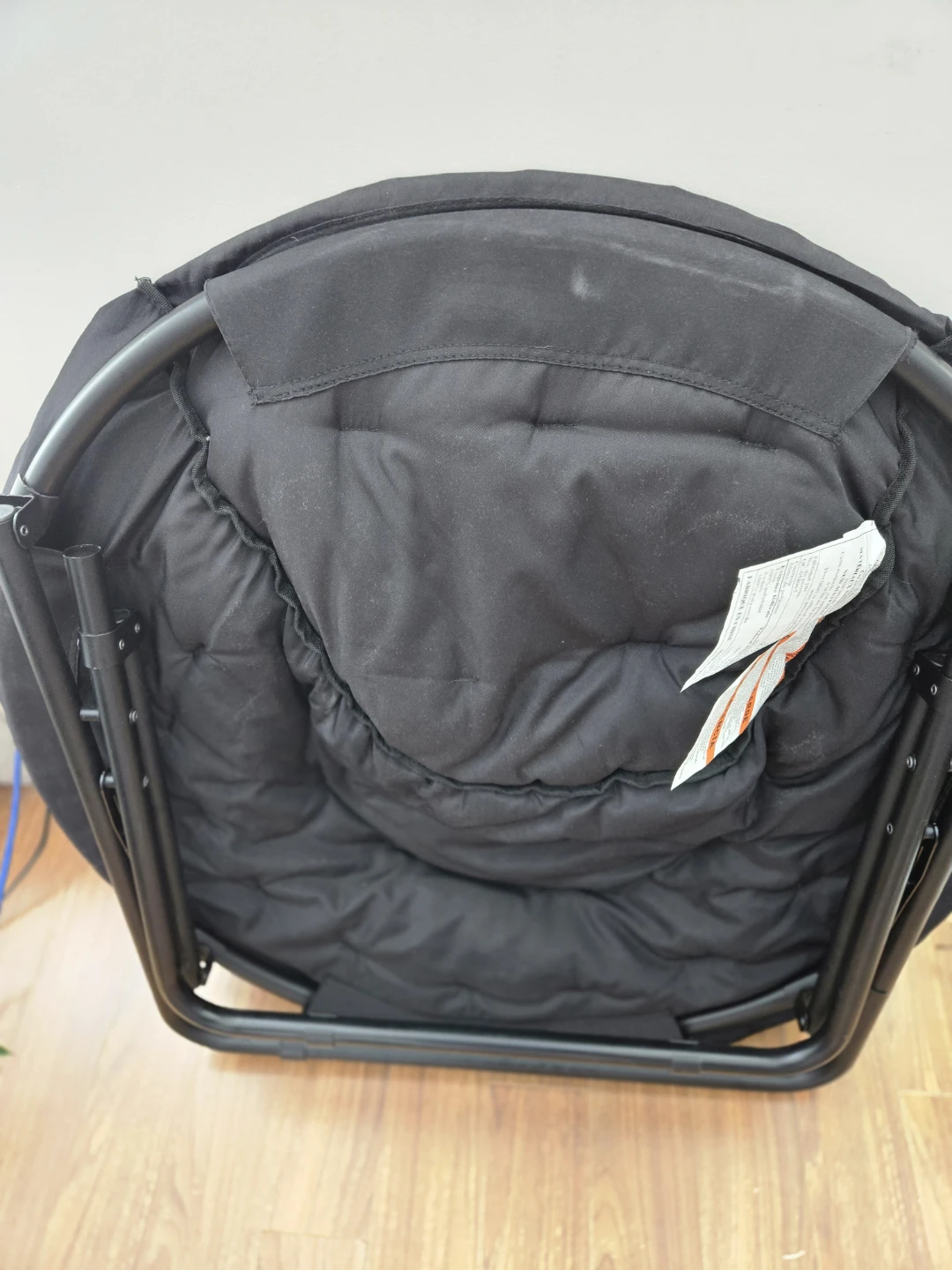 2 x Black Padded Moon Chair - photo 2