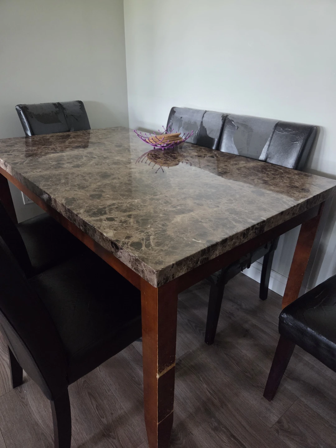 Dining table with chairs