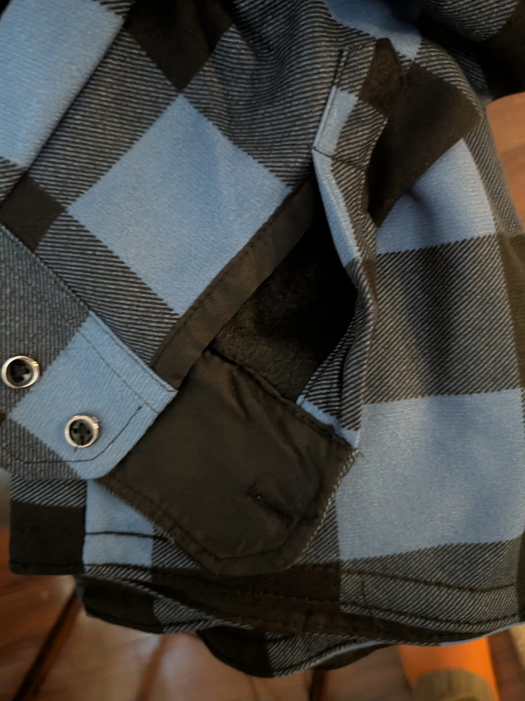 Buffalo Blue Plaid Hooded Flannel Jacket - photo 5