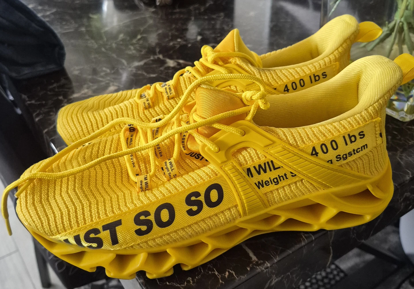 Yellow Athletic Shoes