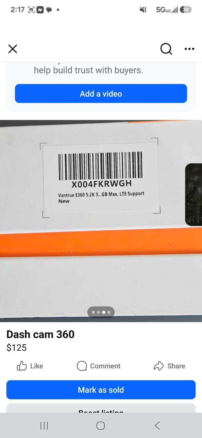 Vantrue E360 360 Dash Cam - photo 2