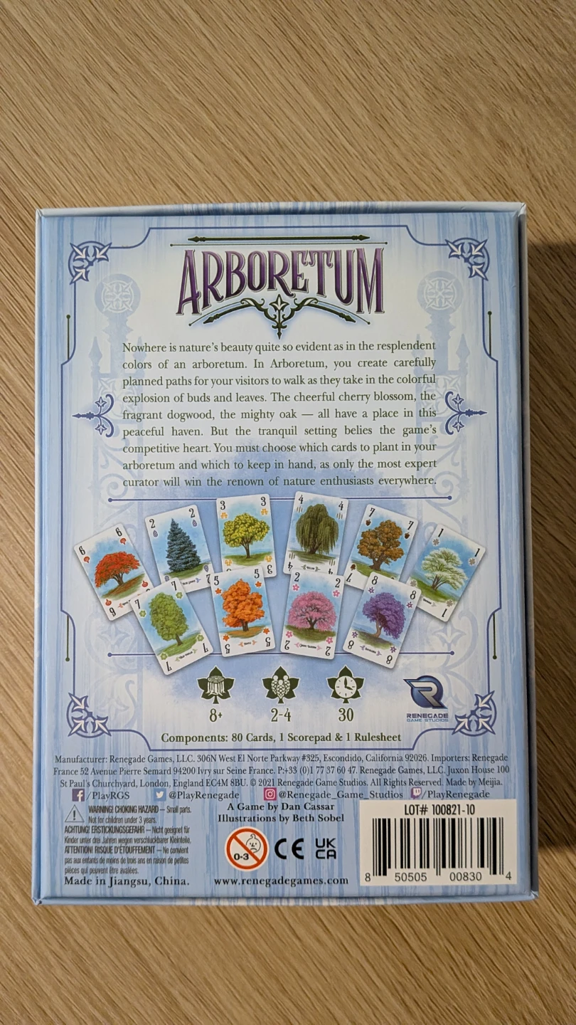 Arboretum Card Game - photo 2