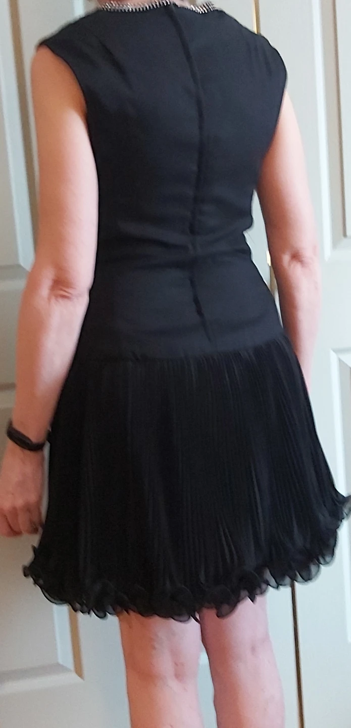 Black Sleeveless Embellished Dress - photo 2