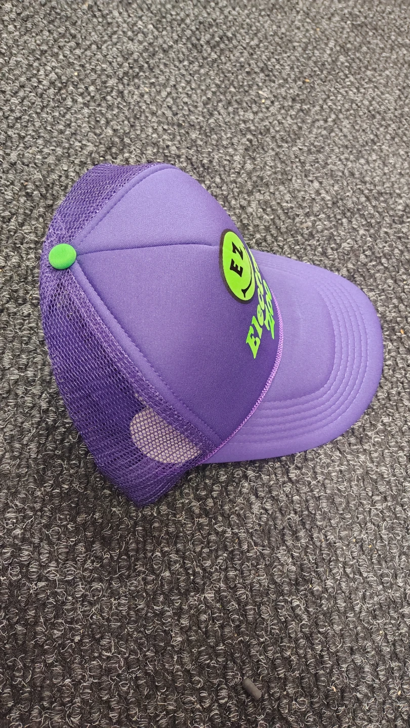 Electric Zoo Purple Mesh Trucker Hat - photo 4