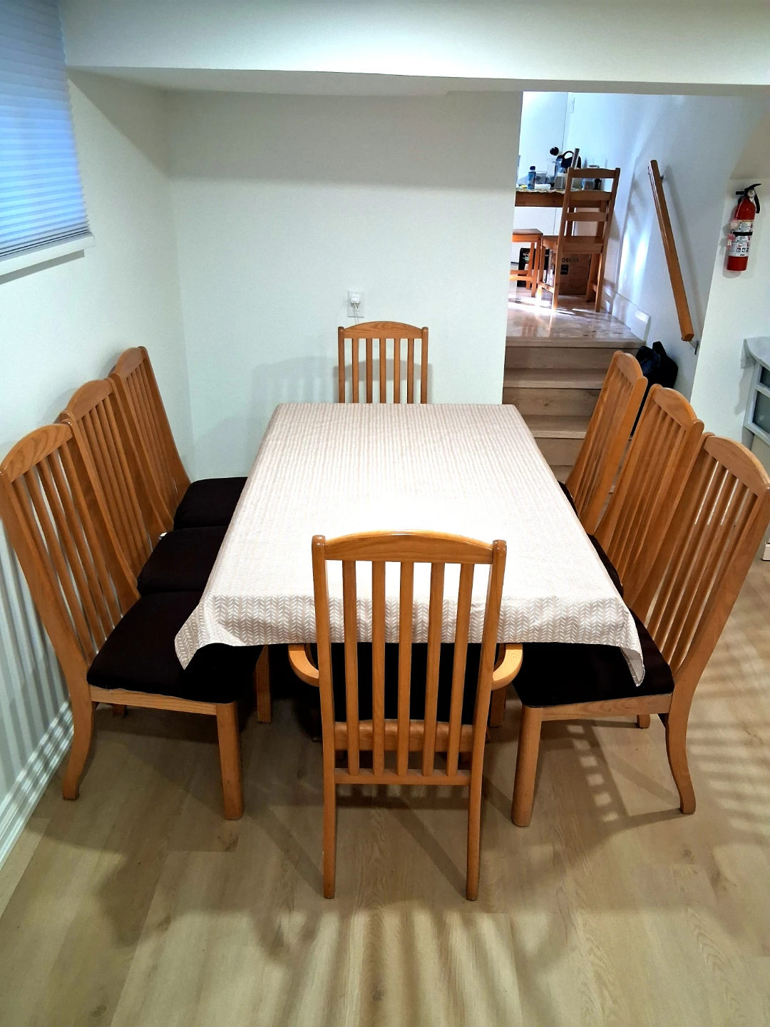 Solid Wood Dining Table Set – Seats 8 (6 Chairs + 2 Armchairs) - photo 4