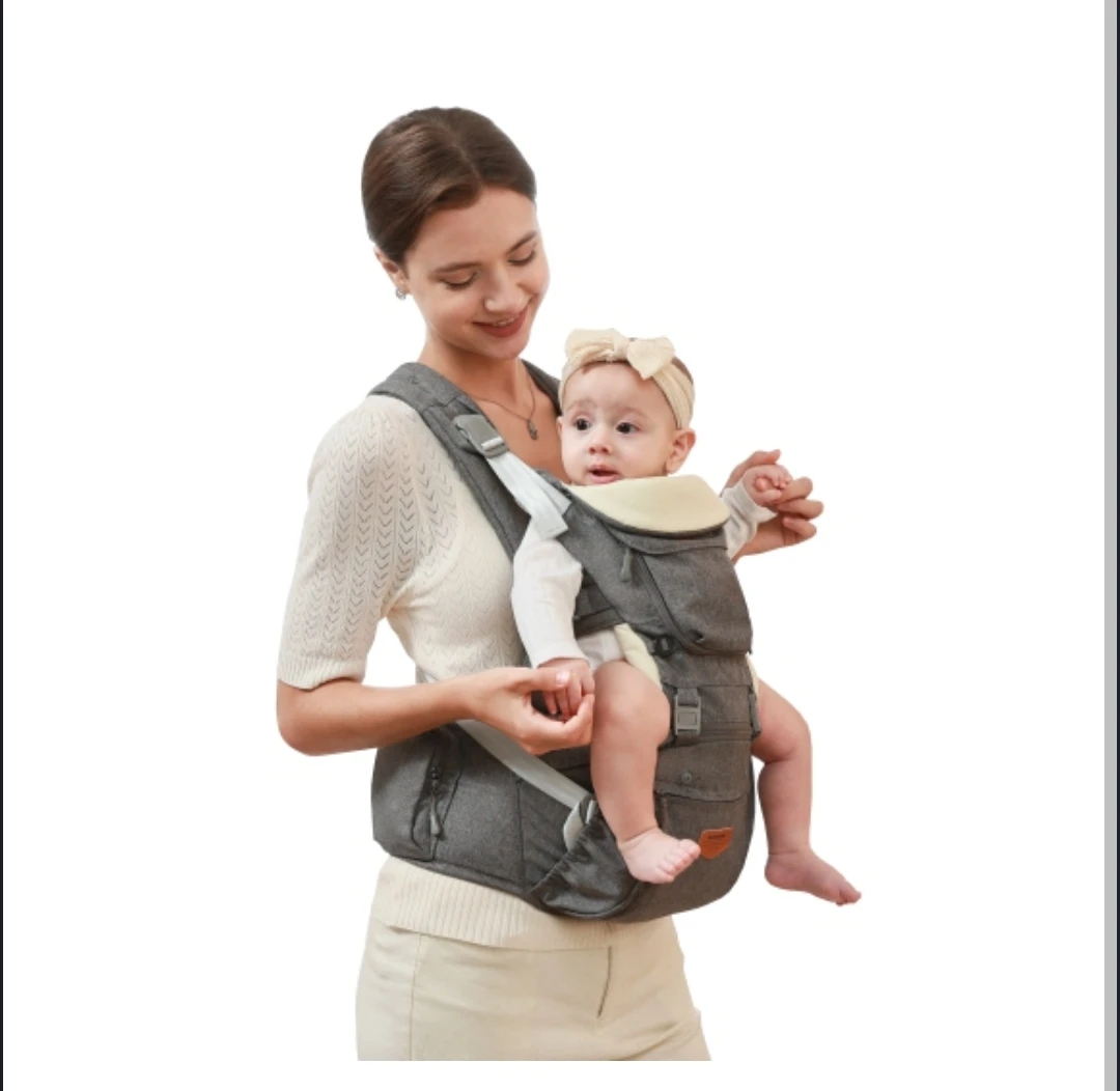 SUNVENO Grey Baby Carrier Hip Seat - photo 2