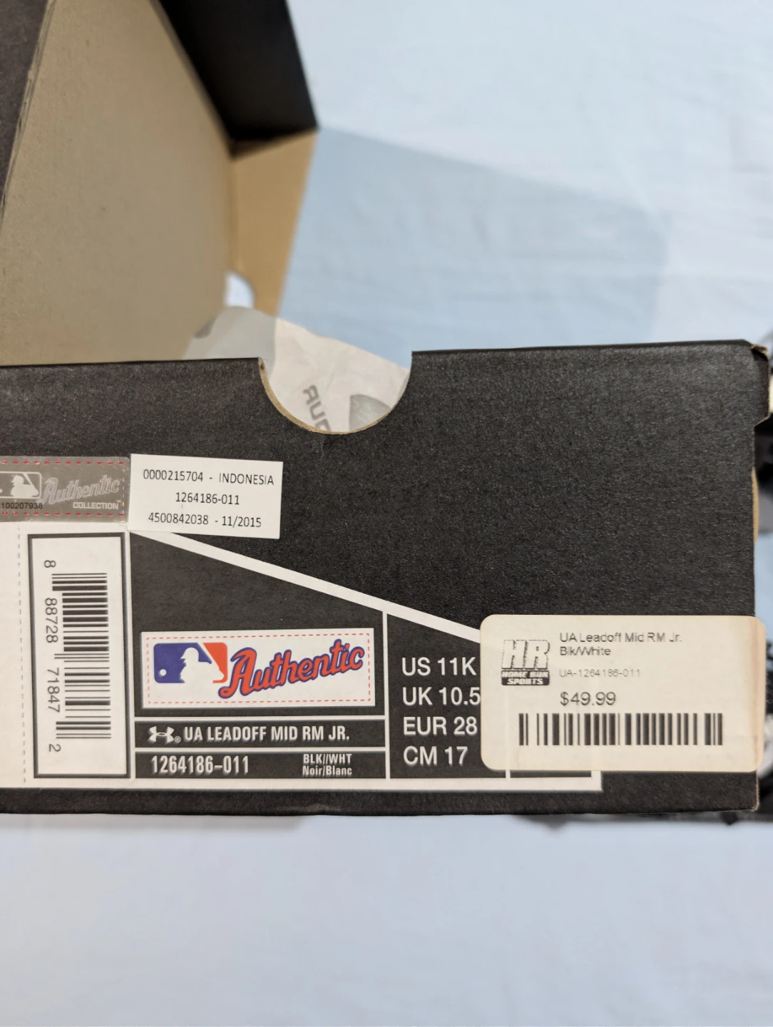 Under Armour Leadoff Mid RM Jr. Baseball Cleats - photo 4