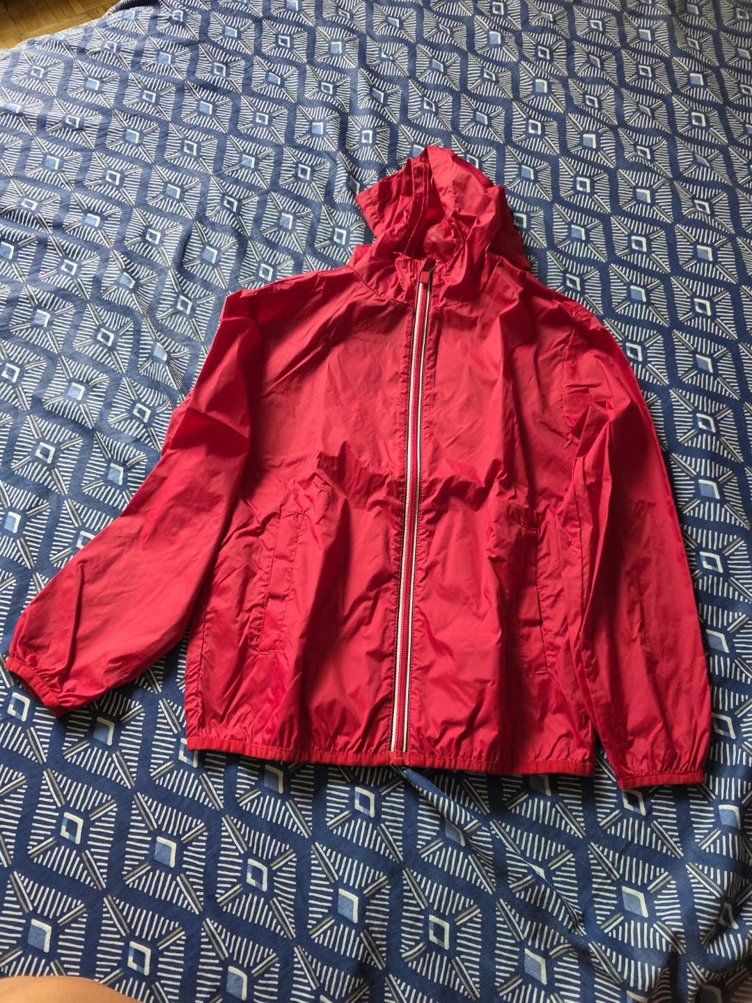 Canadiana Hooded Windbreaker Jacket