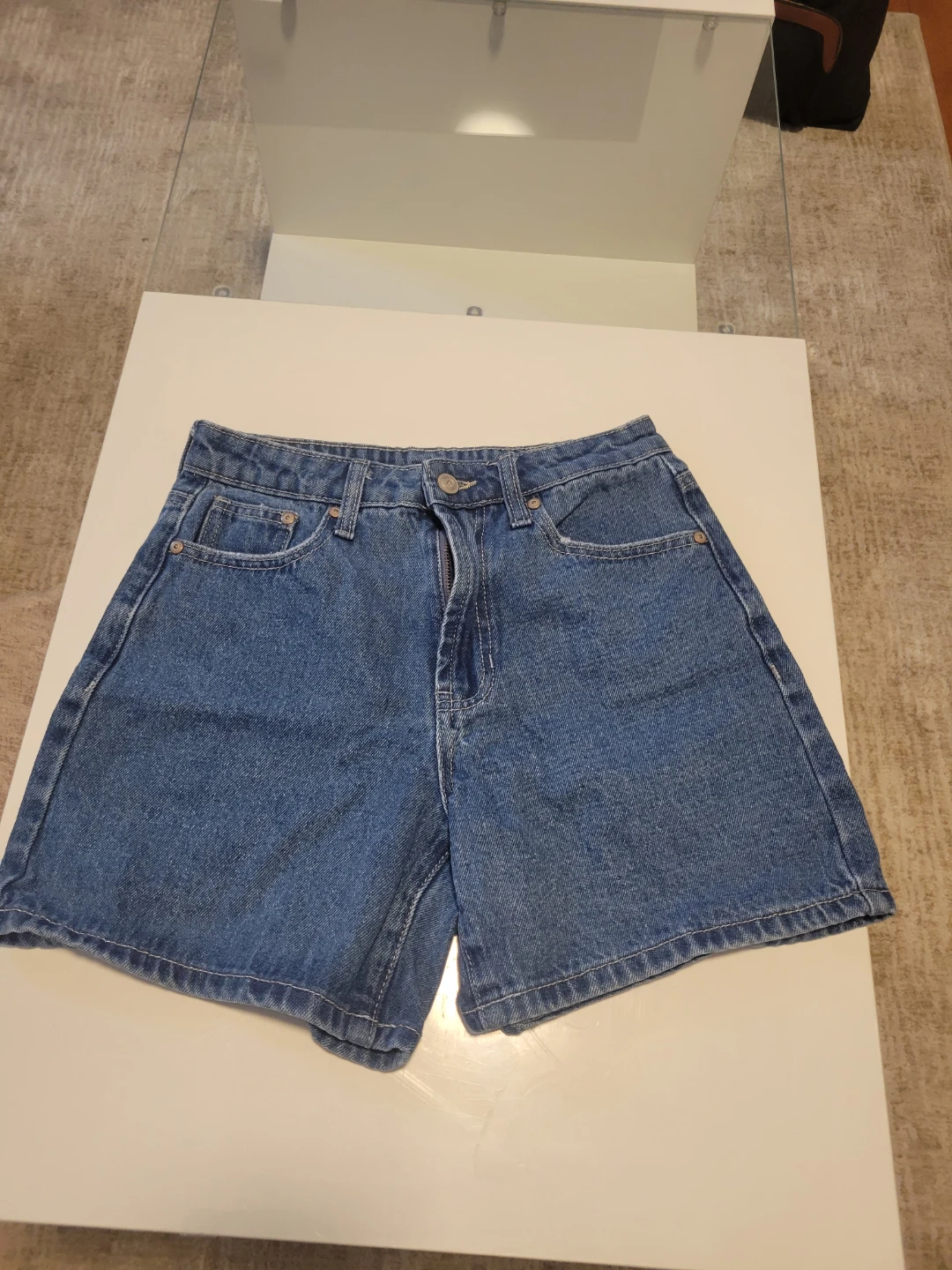 Blue Denim Shorts