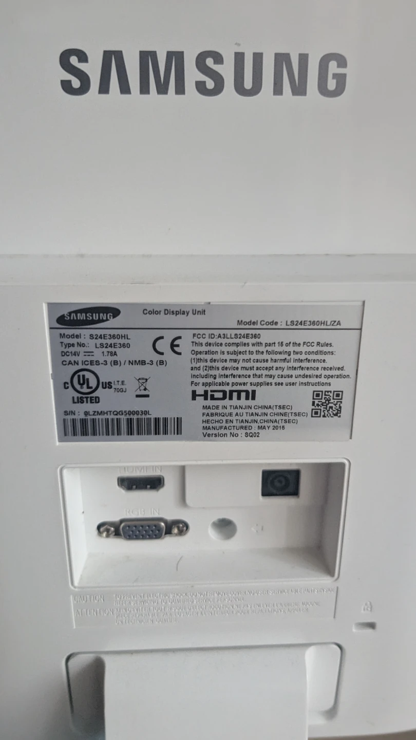 Samsung S24E360HL Computer Monitor - photo 2