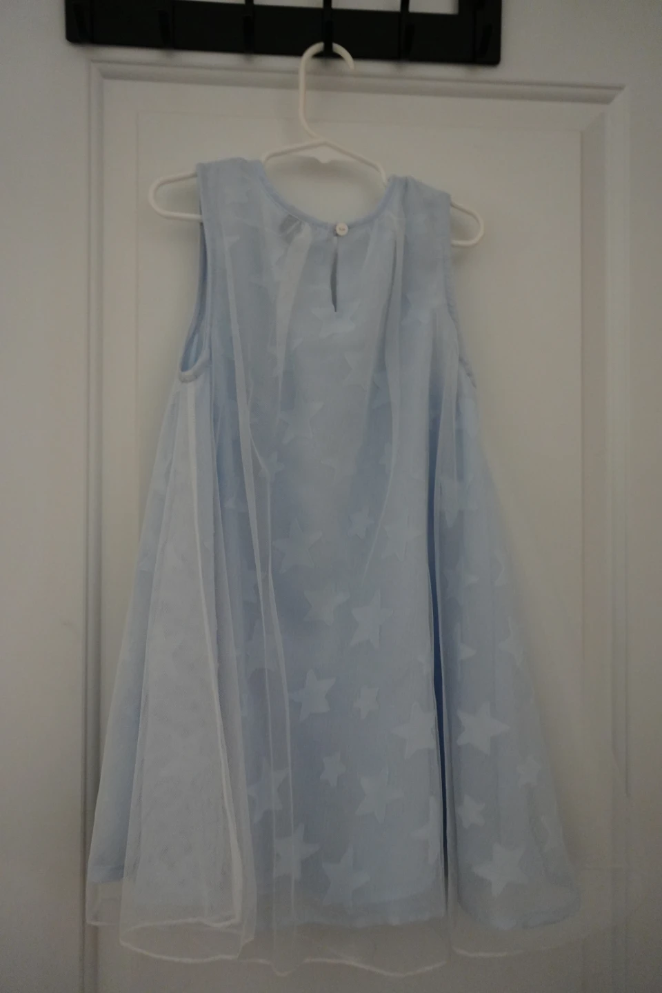 Light Blue Star Tulle Dress - Size 130