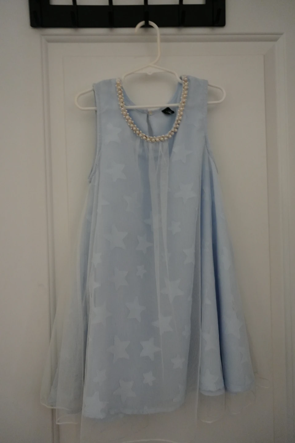 Light Blue Star Tulle Dress - Size 130 - photo 2