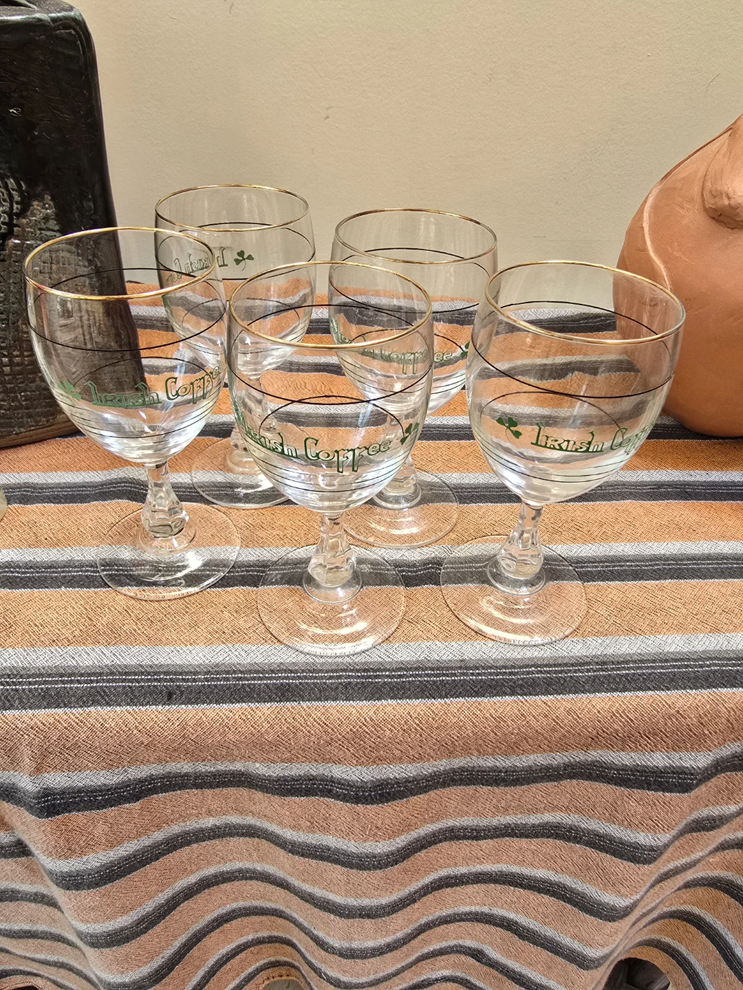 Set of 5 Vintage Irish Coffee Glasses - photo 2
