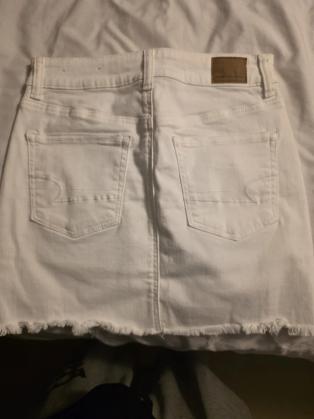 American Eagle White Denim Skirt - photo 2