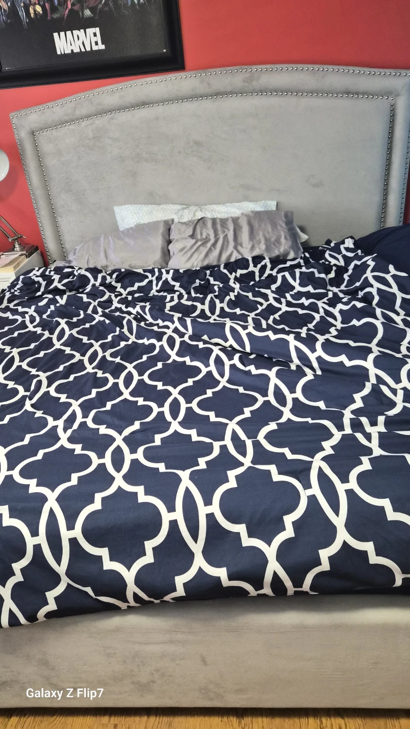 Grey King Size Bed for Sale