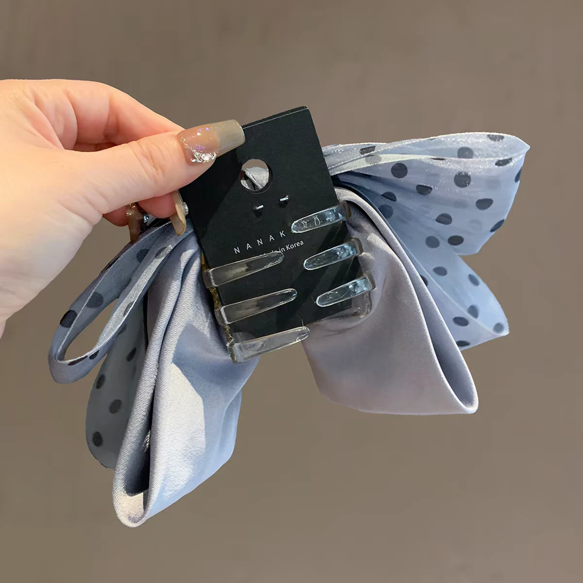 Dot Bow Hair Clip - photo 3