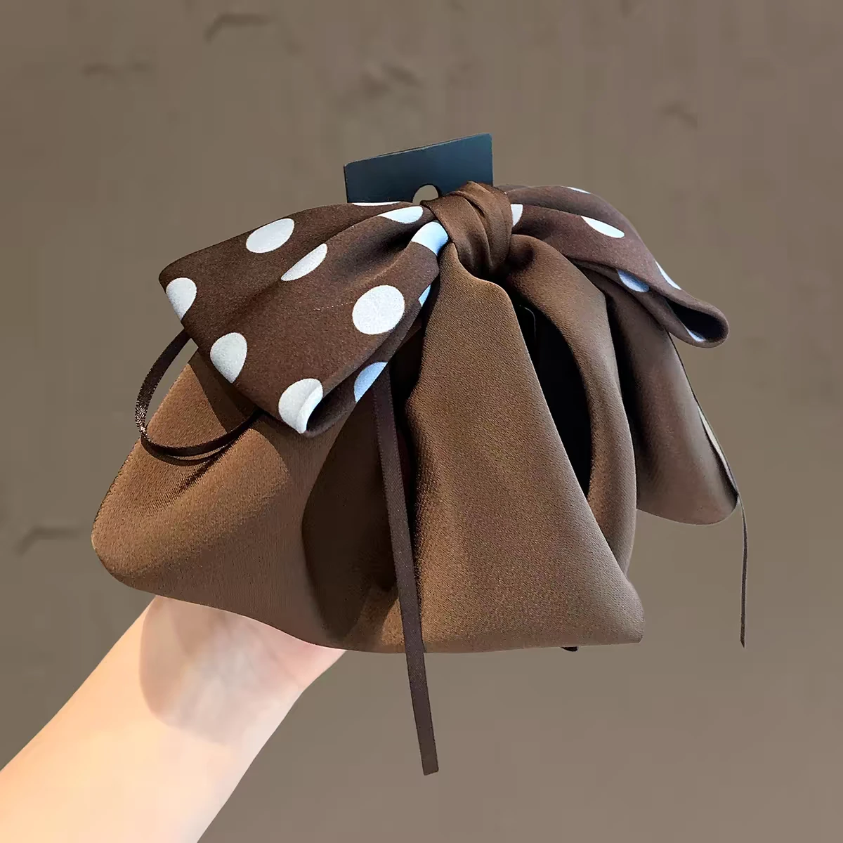 Dot Bow Hair Clip - photo 4