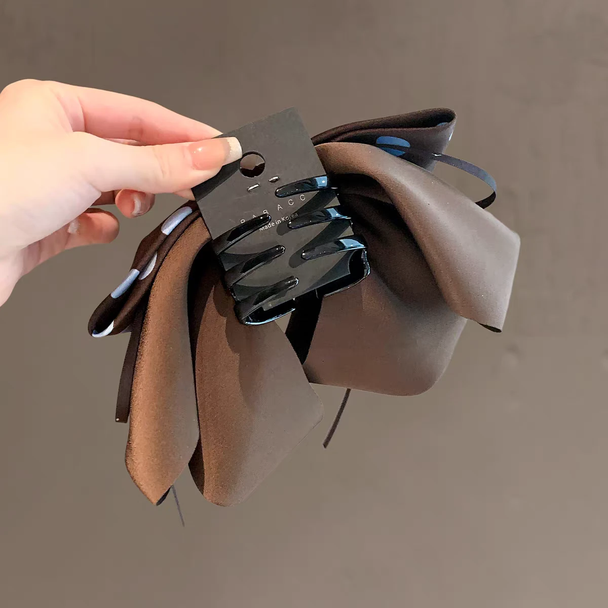 Dot Bow Hair Clip - photo 5