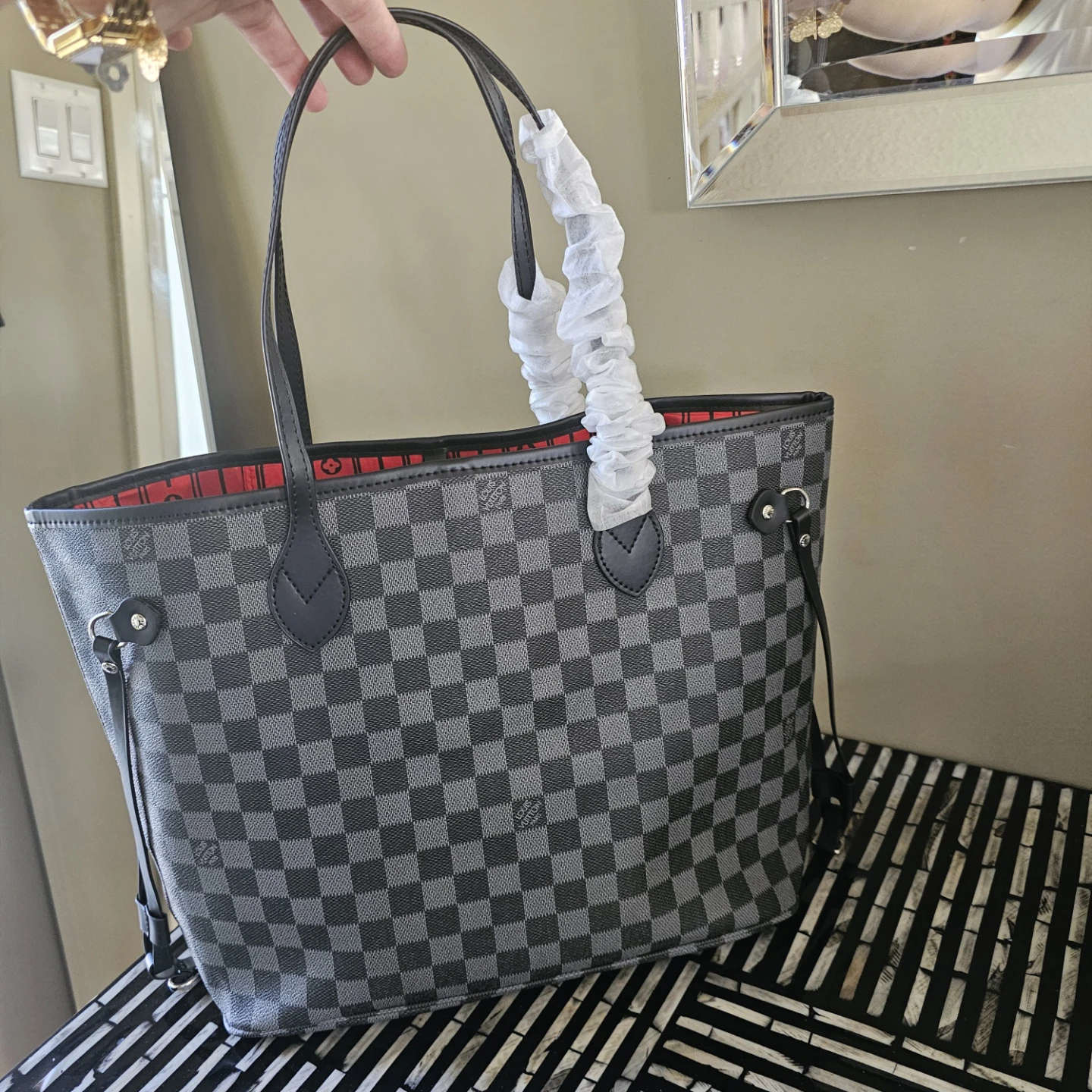 Damier Ebene Neverfull GM Tote Bag