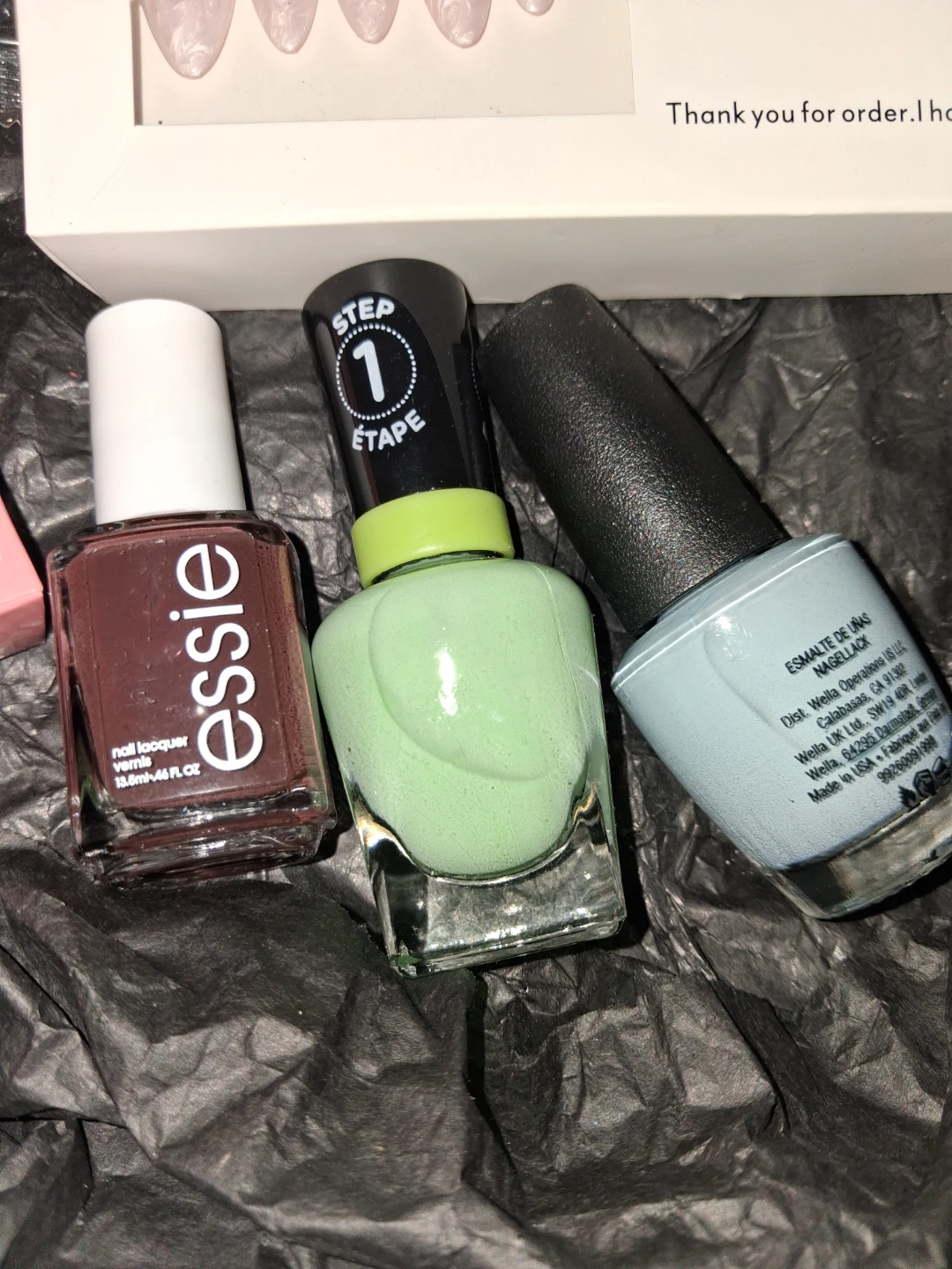 Qinsinge Nail False Nails with Essie & Other Polish - photo 5