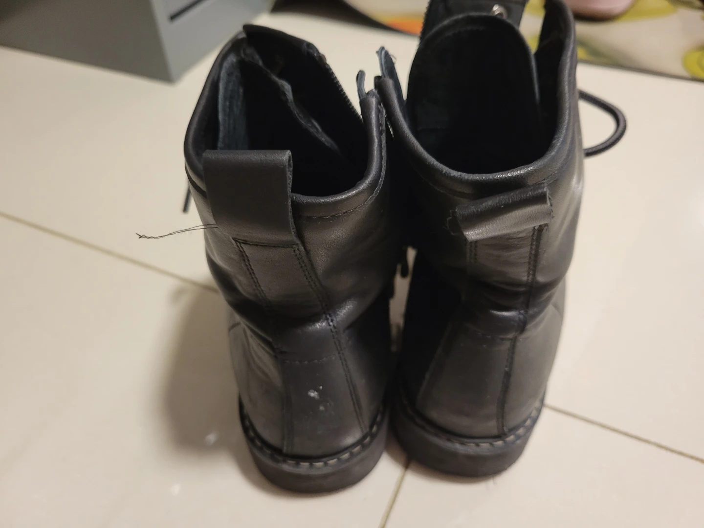 Black Comely Combat Boots - photo 3