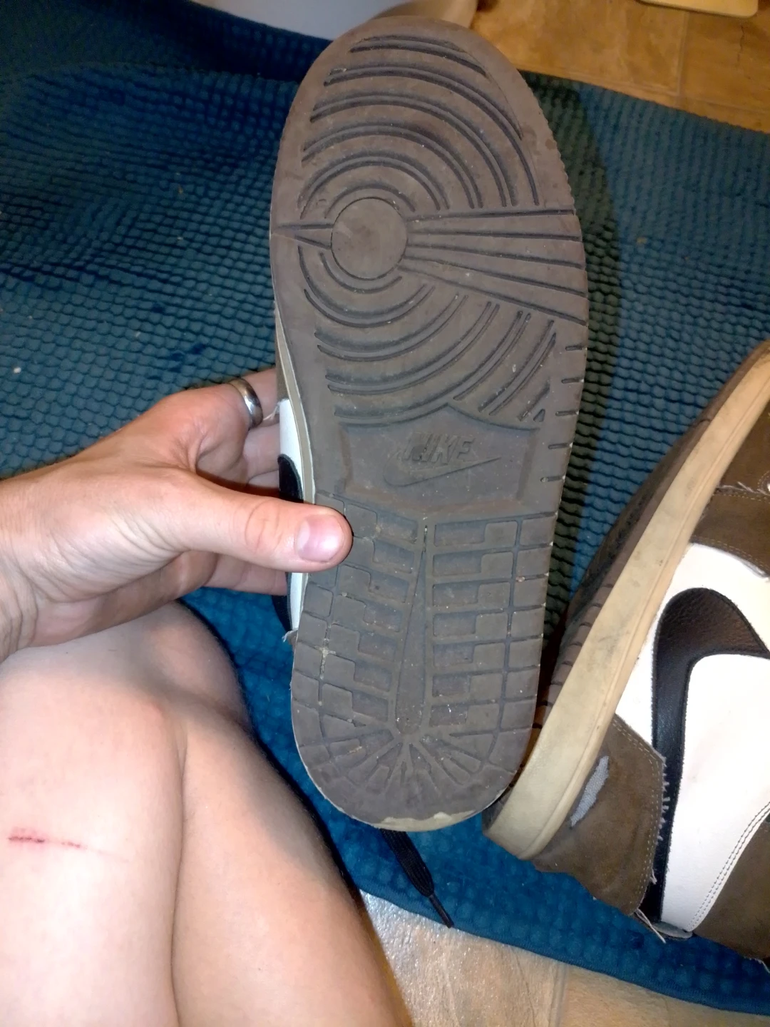 Travis Scott Air Jordan 1s - photo 5