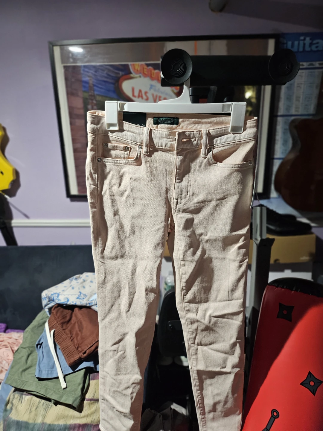 Lauren Ralph Lauren Premier Skinny Ankle Jeans - Pink