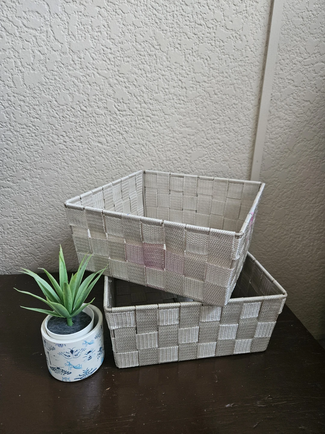 Woven Storage Baskets (Set of 2)