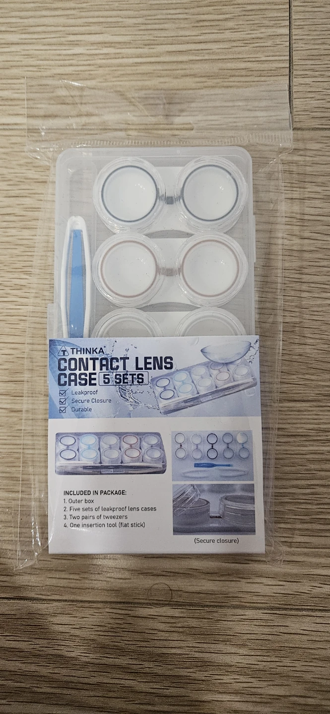 THINKA Contact Lens Case 5 Sets
