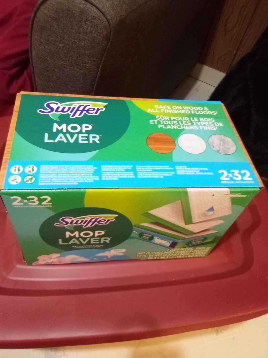 Swiffer Mop Lavers Wet Cloths (2 x 32)