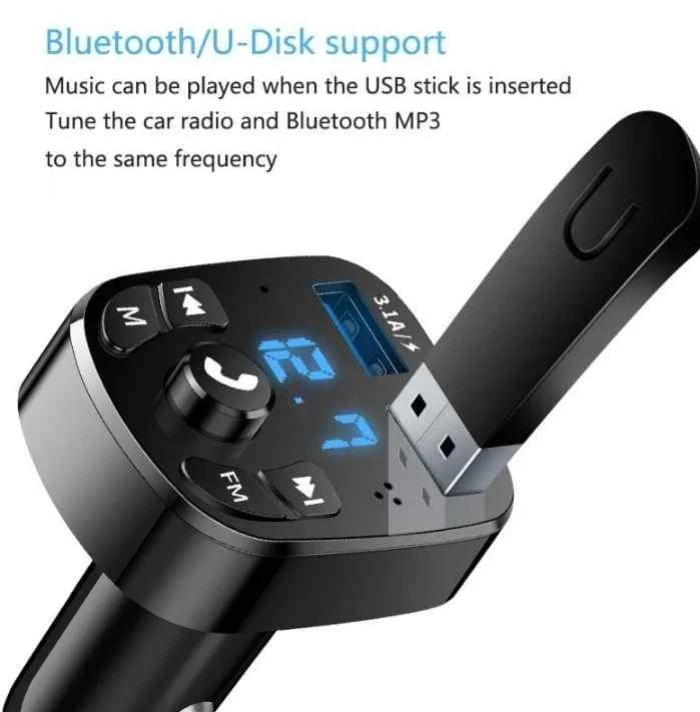 Bluetooth 5.0 Car Charger FM Transmitter - photo 3