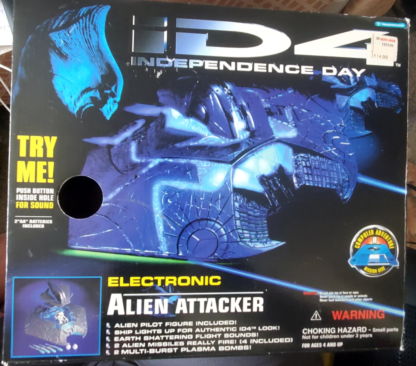 Independence Day Alien Attacker Electronic Toy - photo 2