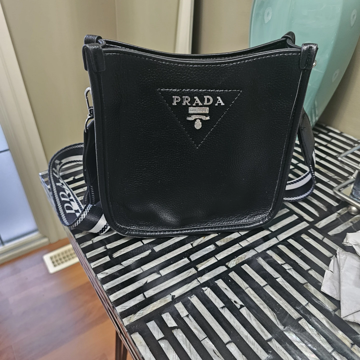 Black Prada Shoulder Bag