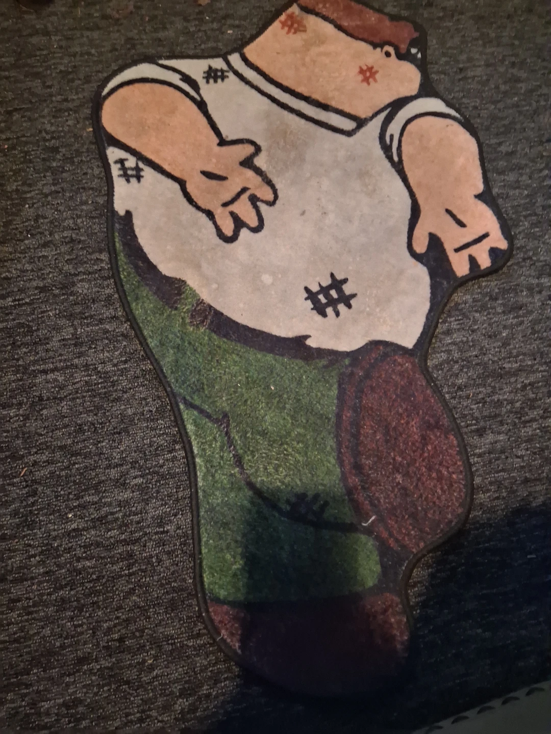 Family Guy Peter Griffin Shaped Rug