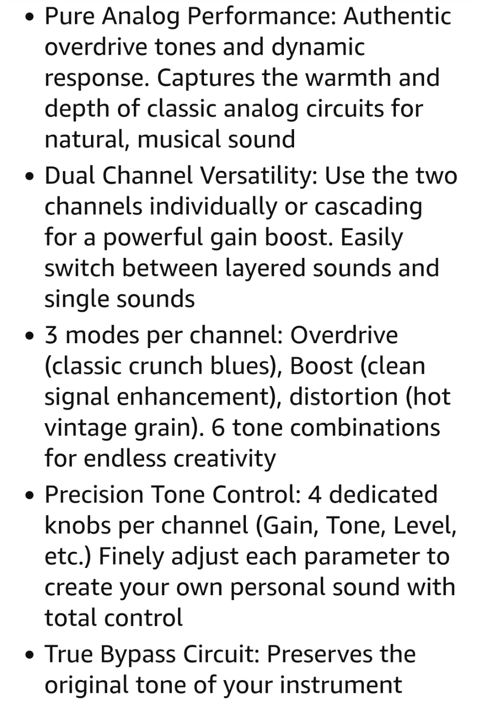 Sonicake Dual Electric Guitar Pedals - photo 4